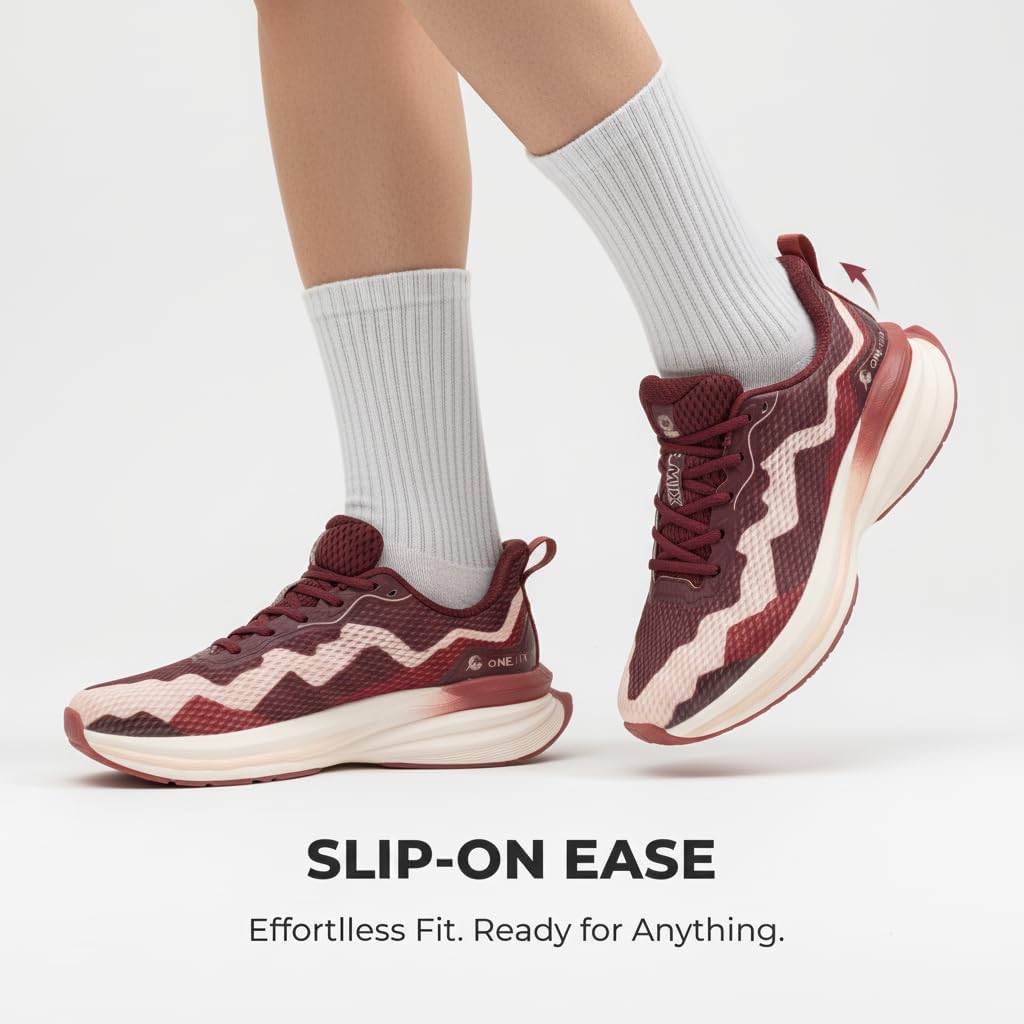 ONEMIX Men's Lightweight Running Shoes, Wide Toe Box Design, Breathable Walking Sneakers - Cushioned Non Slip Tennis Gym Training Workout Fashion Jogging Sport Shoes