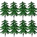 BESTYY 8pcs Alberi Modello Albero Modello Miniatura Alberi Treno ad Modello Misto Albero del Diorama Alberi Architettura per Fai da Te Paesaggio(60mm)
