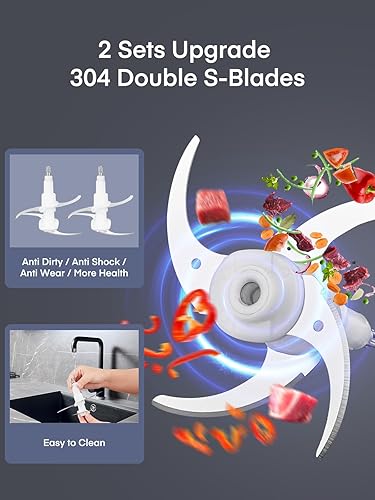 Miniatura 8 de Exprimidor de exprimidor de naranja Exprimidor eléctrico de cítricos y waflera 3 en 1 Sandwich Maker 1200W Panini Press