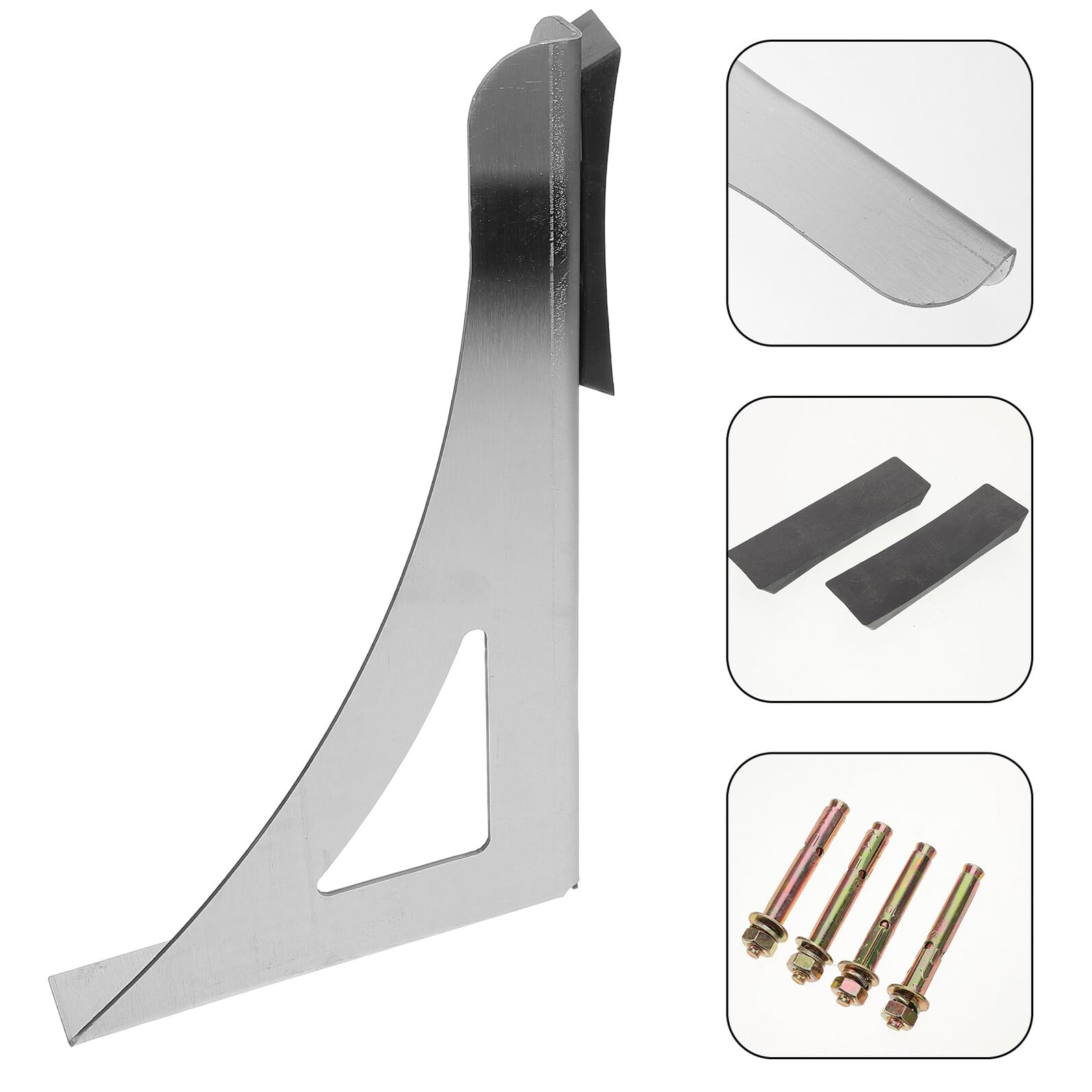 Homoyoyo Support Mural pour Chauffe-eau Métal Inoxydable Compact et Robuste Support Stable pour Radiateurs Électriques pour Salles de Bain et Petits Espaces