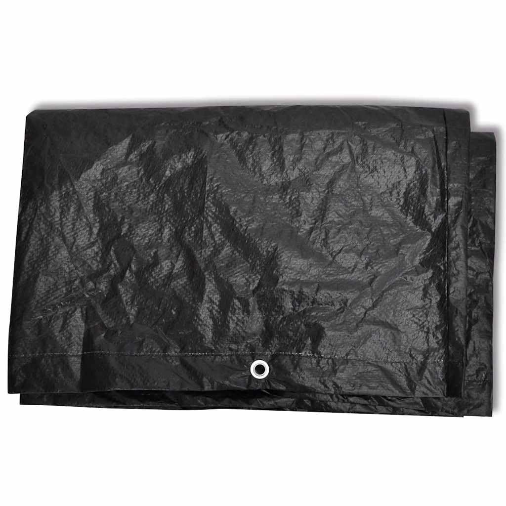 Funda para muebles de jardín de 172 x 113 x 73 cm, resistente al agua y a los rayos UV, con 8 ojales de aluminio para sillas de ratán, mesa, silla, banco, sofá, salón, sillón, tumbona, silla