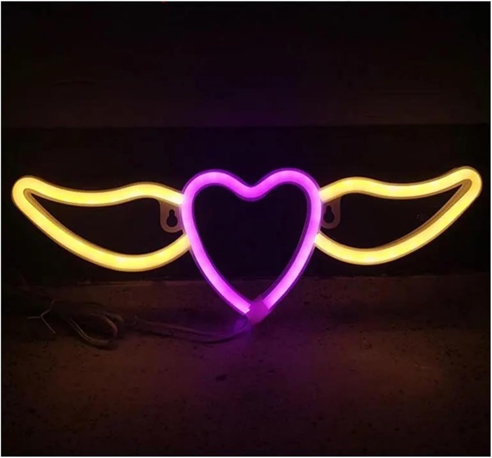 Luci al neon per ufficio, negozio, ristorante, arredamento, camera da letto, soggiorno, festa, luce notturna(4)