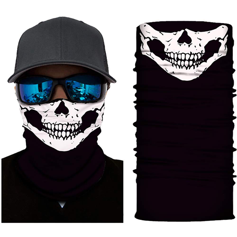 Peicees Lot de 13 paires de lunettes de protection UV pour moto tout-terrain, protection UV, anti-poussière et coupe-vent avec 8 masques tête de mort