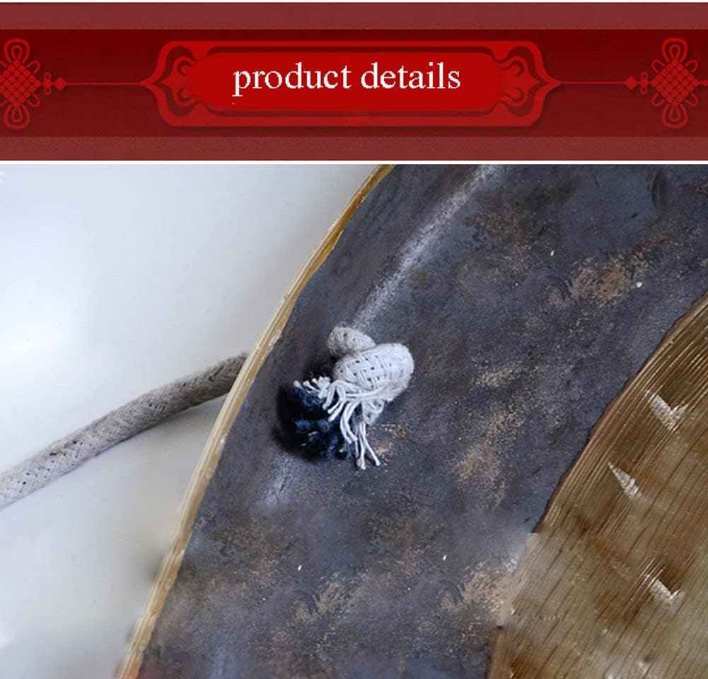 中国ゴング 本物のゴング ミニゴング 小型ゴング ゴングマレットとストラップ付き/音に重点