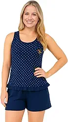 Short Doll Sem Manga Curto Calor Verão Roupa Dormir Feminina