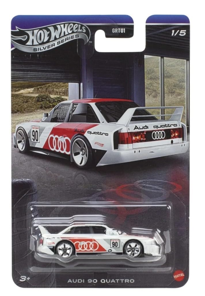 Hot Wheels Silver Series 1:64 Single Cars - AUDI 90 QUATTRO GRT01 - JKY15