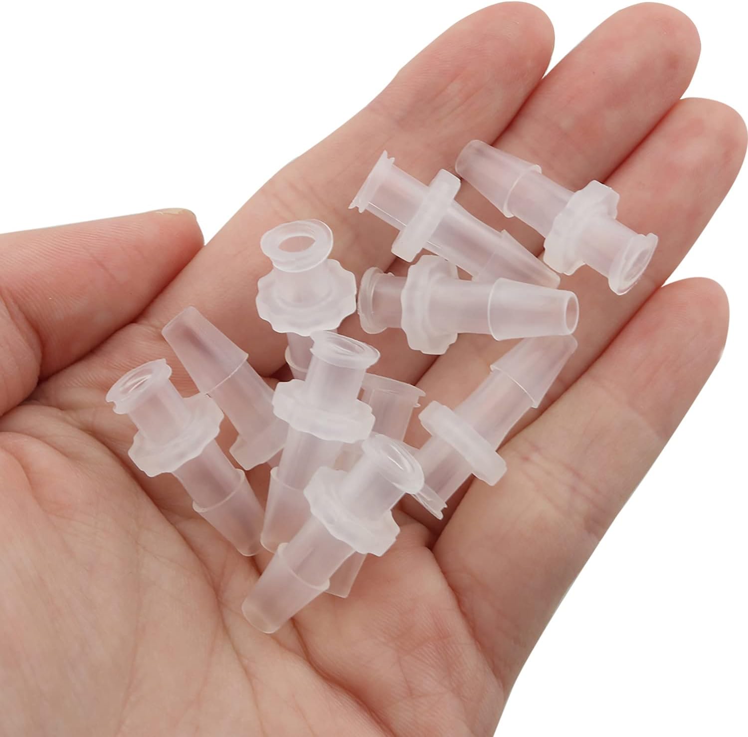 MEETOOT 10pcs Female Luer Lock 3/16" Polycarbonate Hose Barb Adapter for Laboratory Biochemical/Analytical Instruments, Food Machinery and Aquarium Equipment