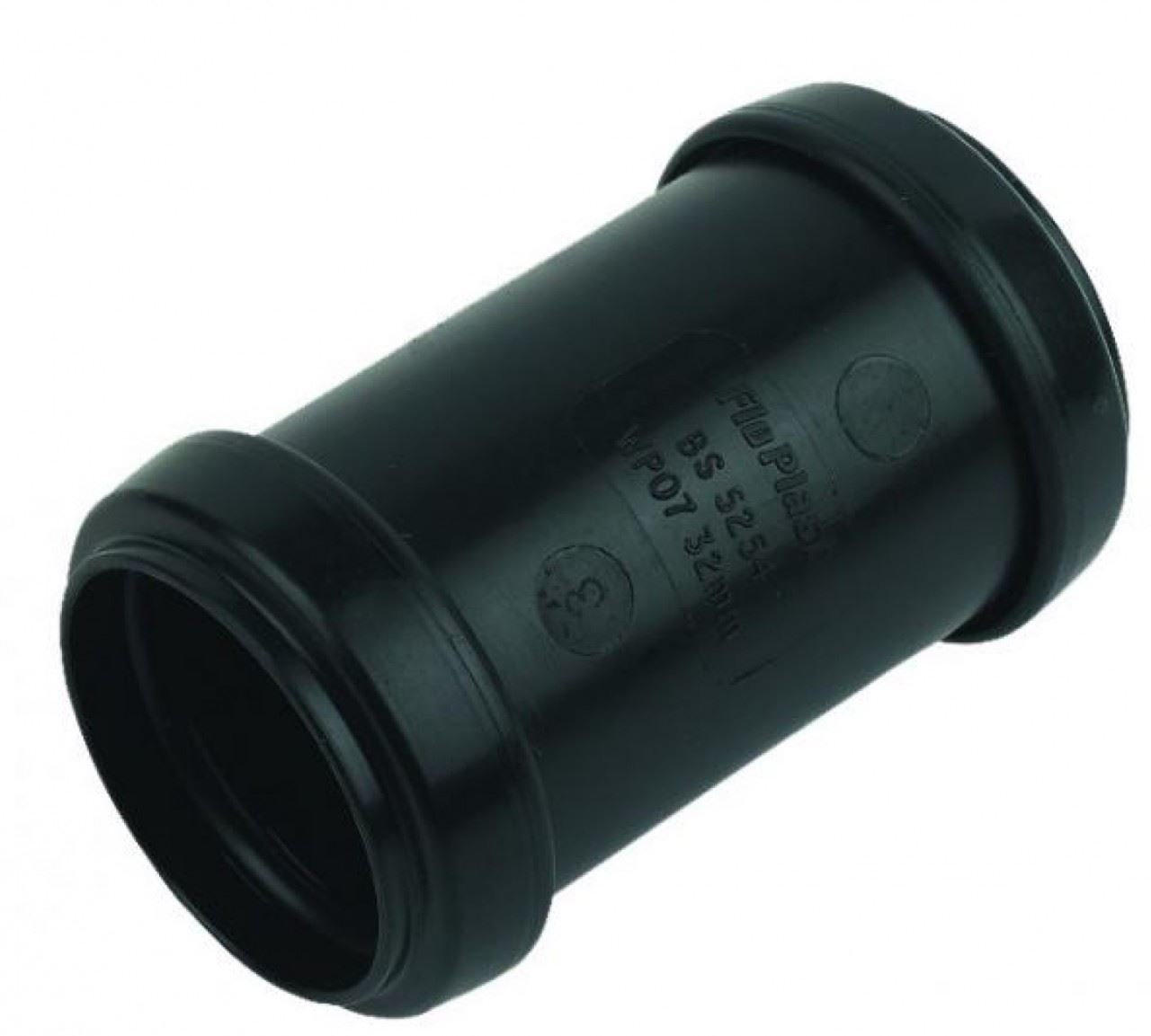 FLOPLAST 40mm Black Pushfit Waste Pipe Clip By FloPlast