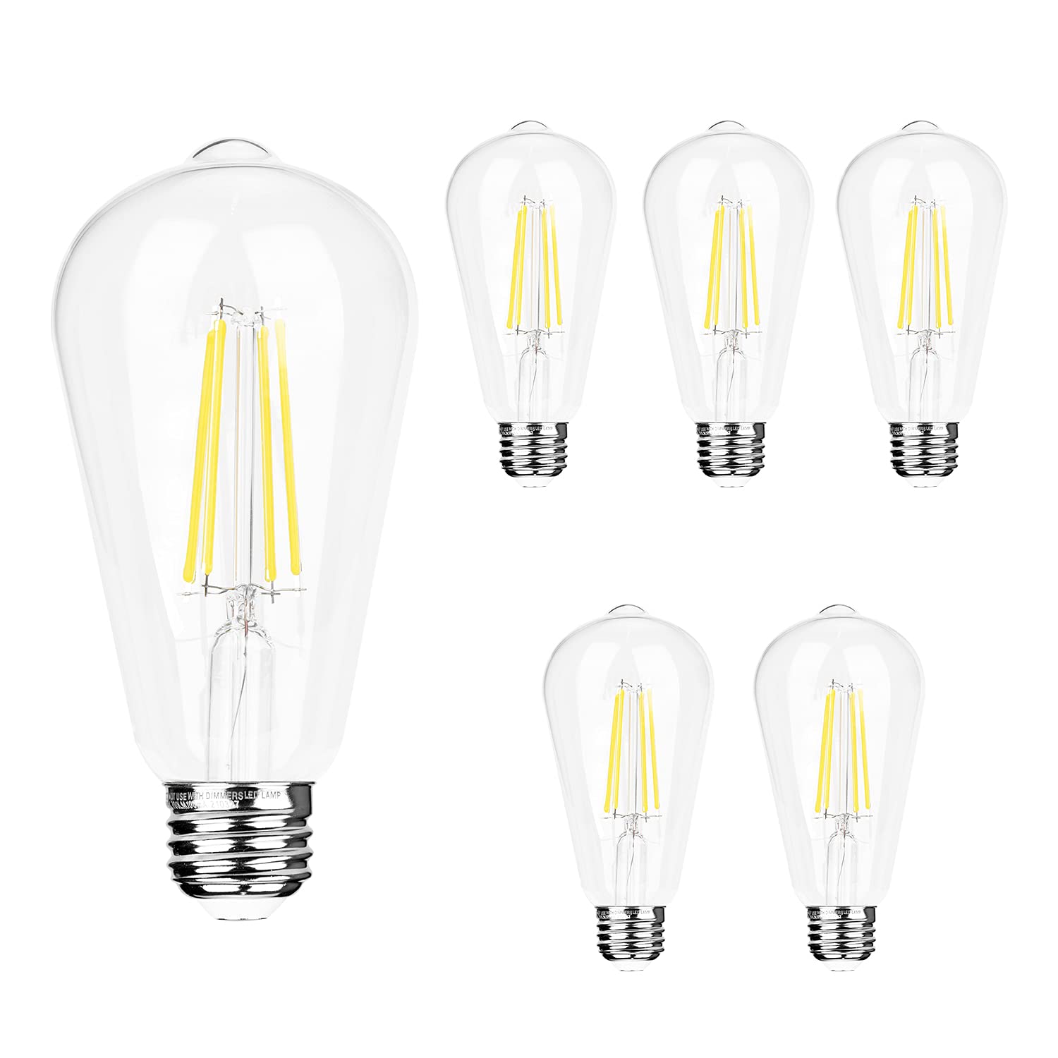 Buy OmiBrite Edison Led Light Bulbs, Vintage Bright Light Bulbs 60 Watt