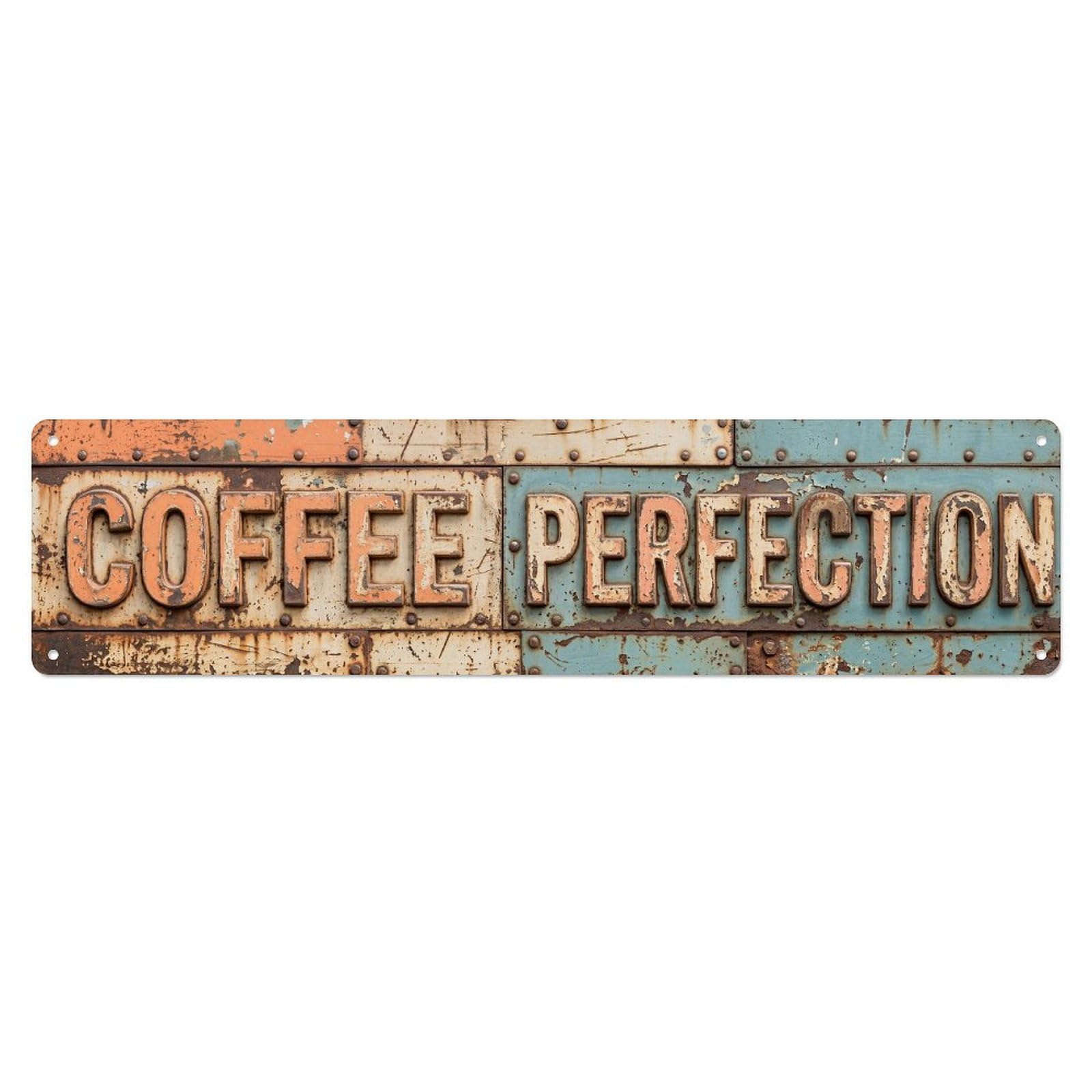 Coffee Perfection Home Metal Tin Sign