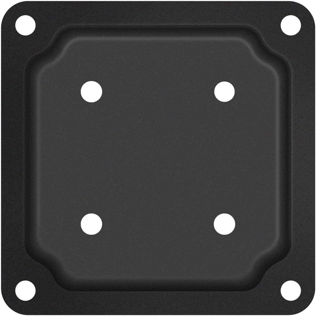 Lot De 4 Supports De Poteau En Acier - Noir, Revêtement Poudre - Pour Poteaux 4x6 - Axwhys