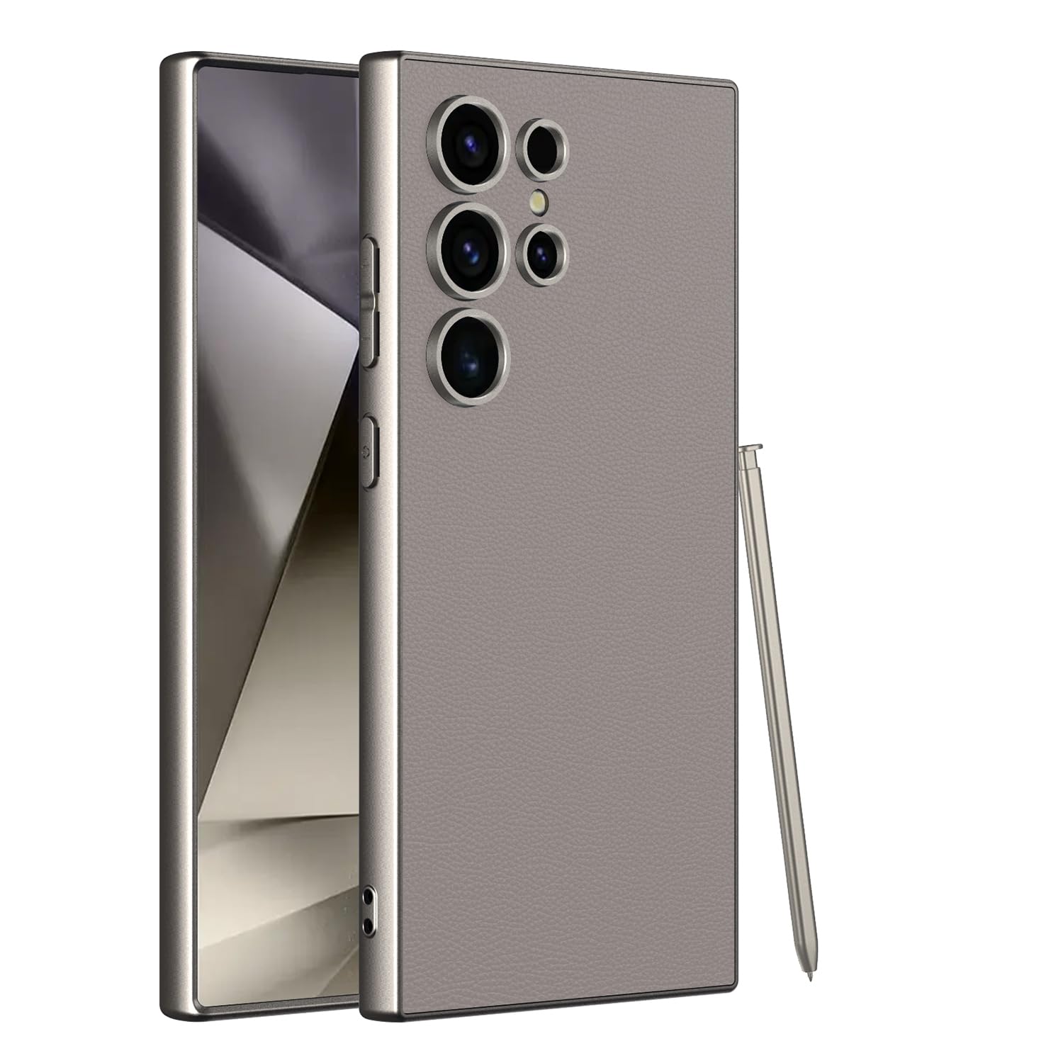 Midkart Leather Cover Compatible with Samsung Galaxy S24 Ultra Release 2024 Soft Silicone Sides Lightweight Slim with Independent Camera Protection Case, Beige (B0D3QBSJMW) Amazon Price History, Amazon Price Tracker