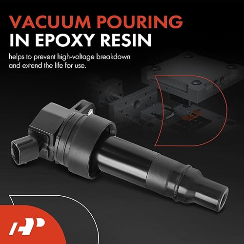 Miniatura 3 de A-Premium Paquetes de bobinas de encendido del motor compatibles con Hyundai Veloster 2013-2015 Kia Forte Koup Forte5 L4 1.6L Turboalimentado 4-PC