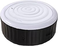 Vista 10 de Tlswshsy Cubierta para Bañera de Hidromasaje de 4.5 Pies - Tapa de Ahorro de Energía para Bañera de Hidromasaje Redonda - Cubierta Protectora