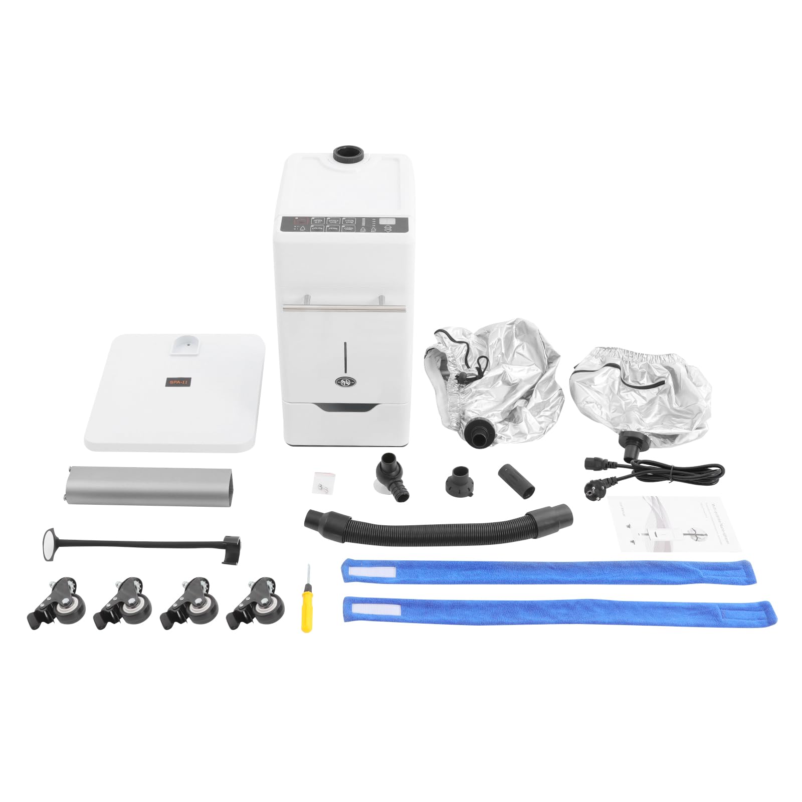 Vaporizador de pelo nano de 500 W, independiente, multifuncional, con ruedas, para el hogar, peluquería, peluquería, peluquería, salón de belleza, etc