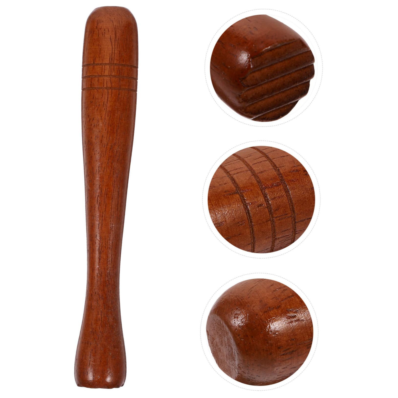 Garneck Bamboo Drinking Mixer Bar Tool Lemon Crushing Rod Ice Tool Bar Muddler Set Easy Cleaning