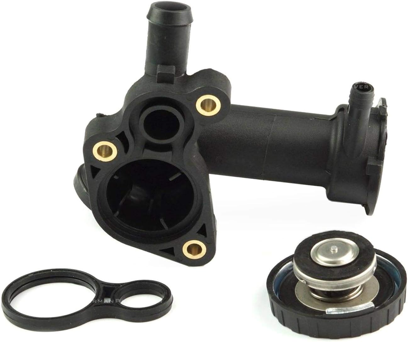 Housing Cover + Gasket Seal, Compatible with Mini Cooper 2002-2008, Replaces # 11537829959, 11531486703, 11537596787