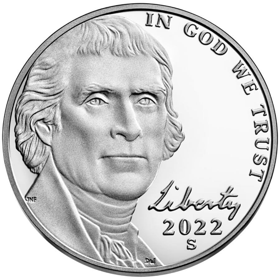 2022 S Jefferson Nickel Proof Coin