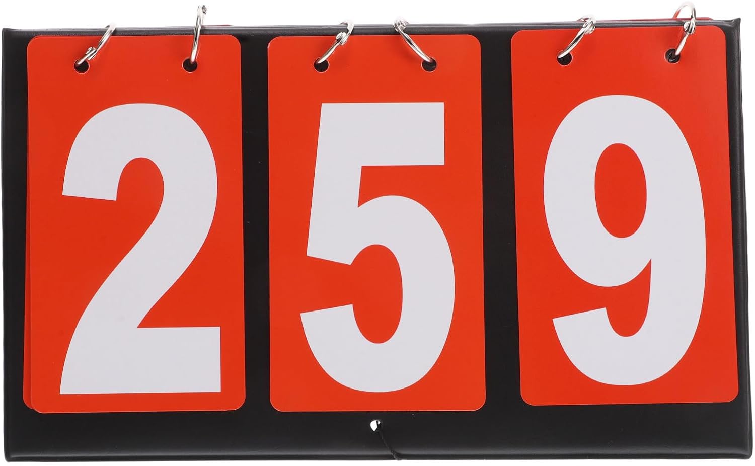 Portable Tabletop Electronic Flip Scoreboard with Three-Digit Display for Basketball Football and Volleyball, Lightweight Metal and Cloth Design for Different Sports Scenarios