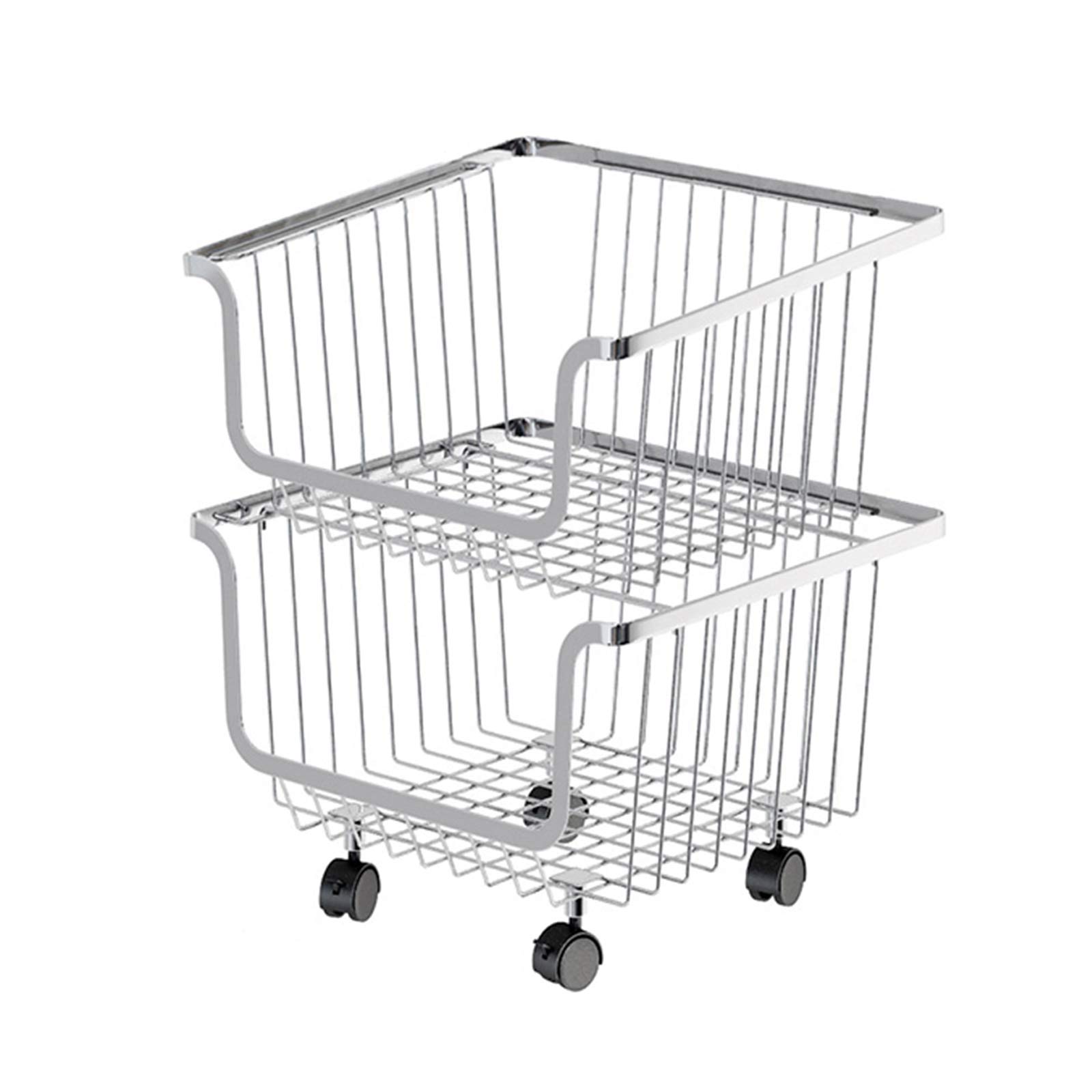 Chariot roulant pour panier résout le manque de place en cuisine