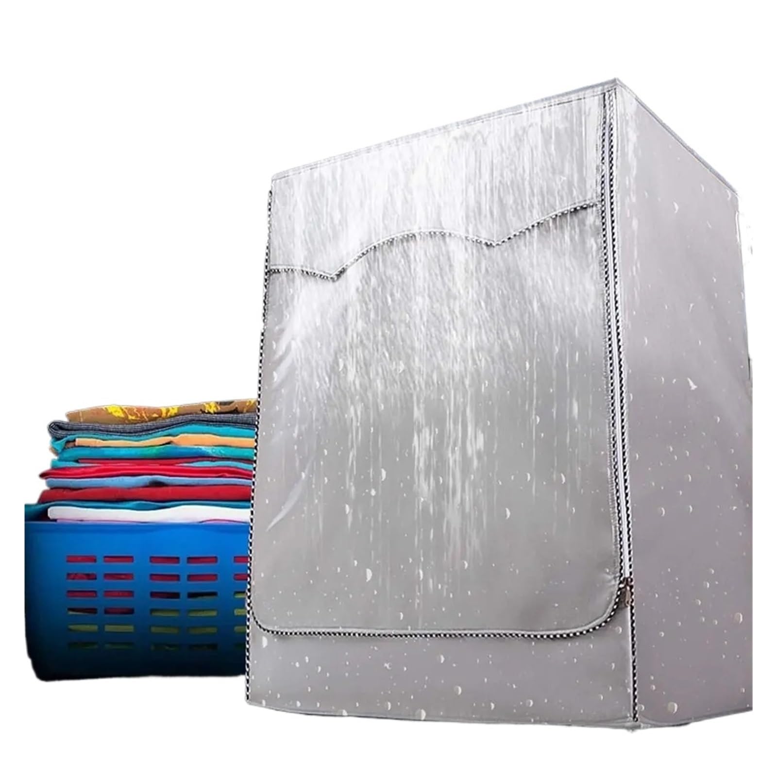 Compatible Con Lavadora, Cubierta Oxford De Carga Frontal