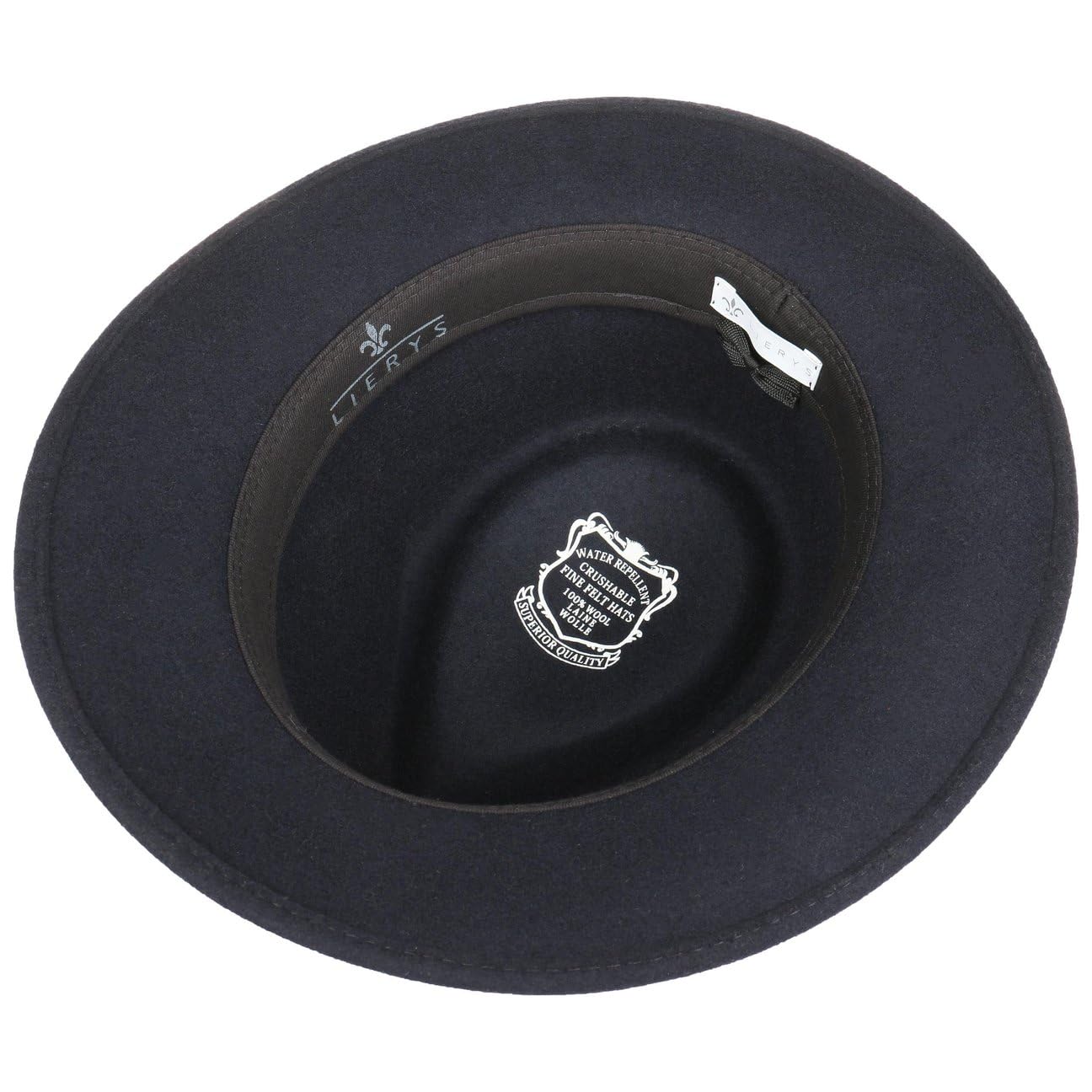 Lierys Sombrero de Fieltro de Lana Mujeres Hombres Impermeable Triturables Bogart Verano Invierno