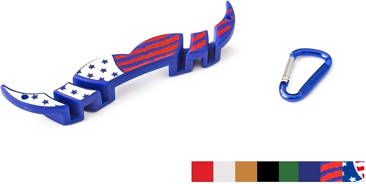 The MoGuardMustache Guard Drink Attachment (USA Blue)