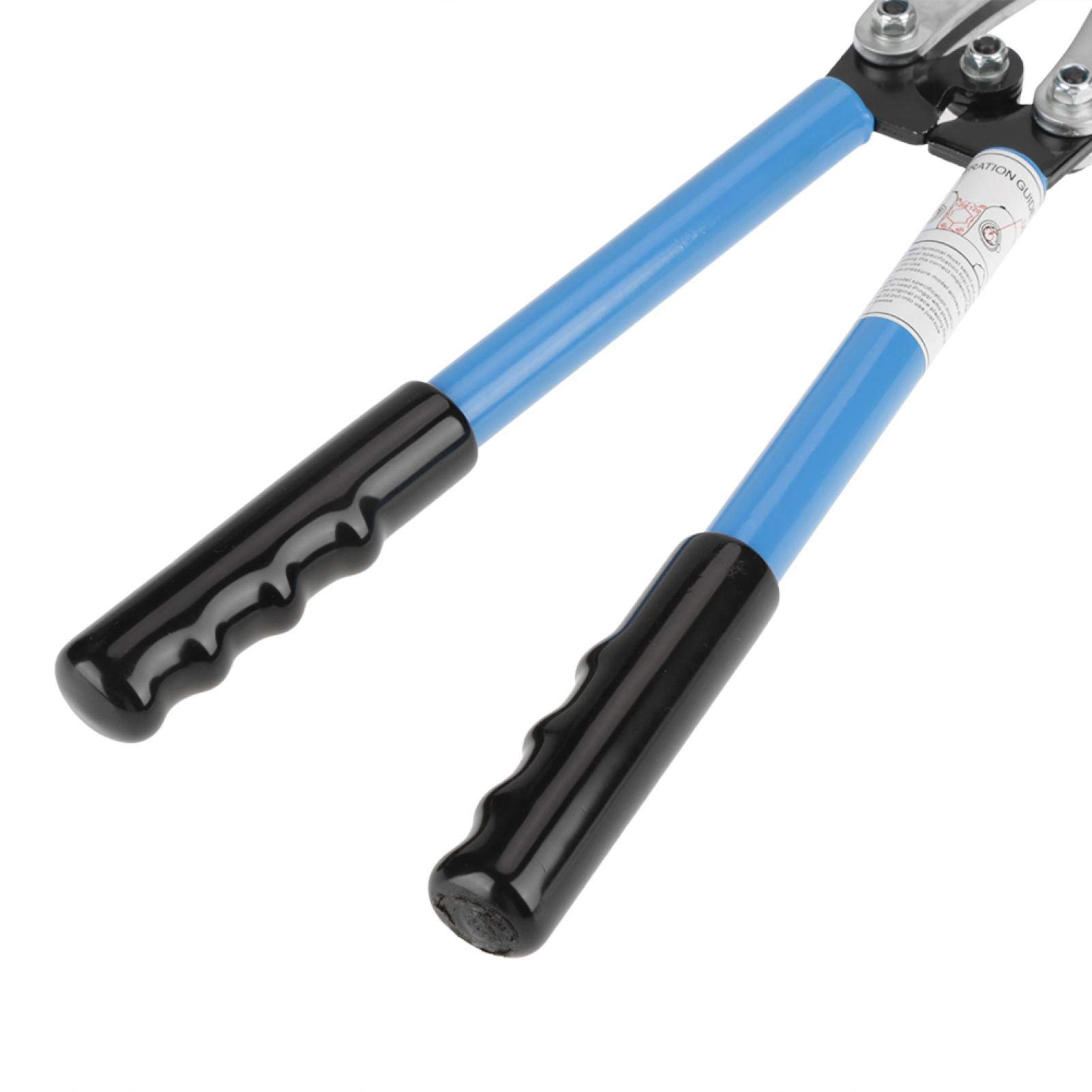 Crimpatura cavi, acciaio ad alto tenore di carbonio 6-50 mm² HX-50B Pinza pinza crimpatrice Capocorda capocorda Terminale esagonale Crimpatrice (blu)