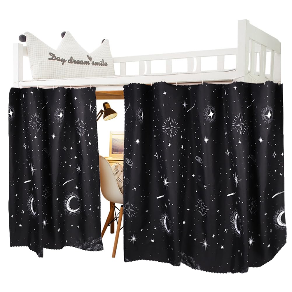 Student Dormitory Bed Curtain Cabin Bunk Bed Curtain Dormitory Shading Curtain Single Sleeper Bed Tent Curtain Mosquito Protection Net Anti-dusty Shading Canopy Removable Curtain Shading Net, 1.1 x 2m