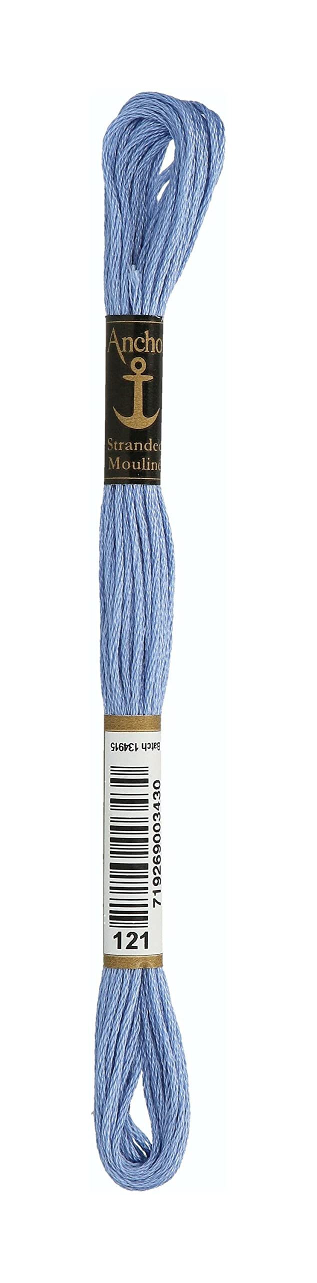 Anchor Six Strand Embroidery Floss 8.75 Yards-Blueberry Medium Light 12 per Box