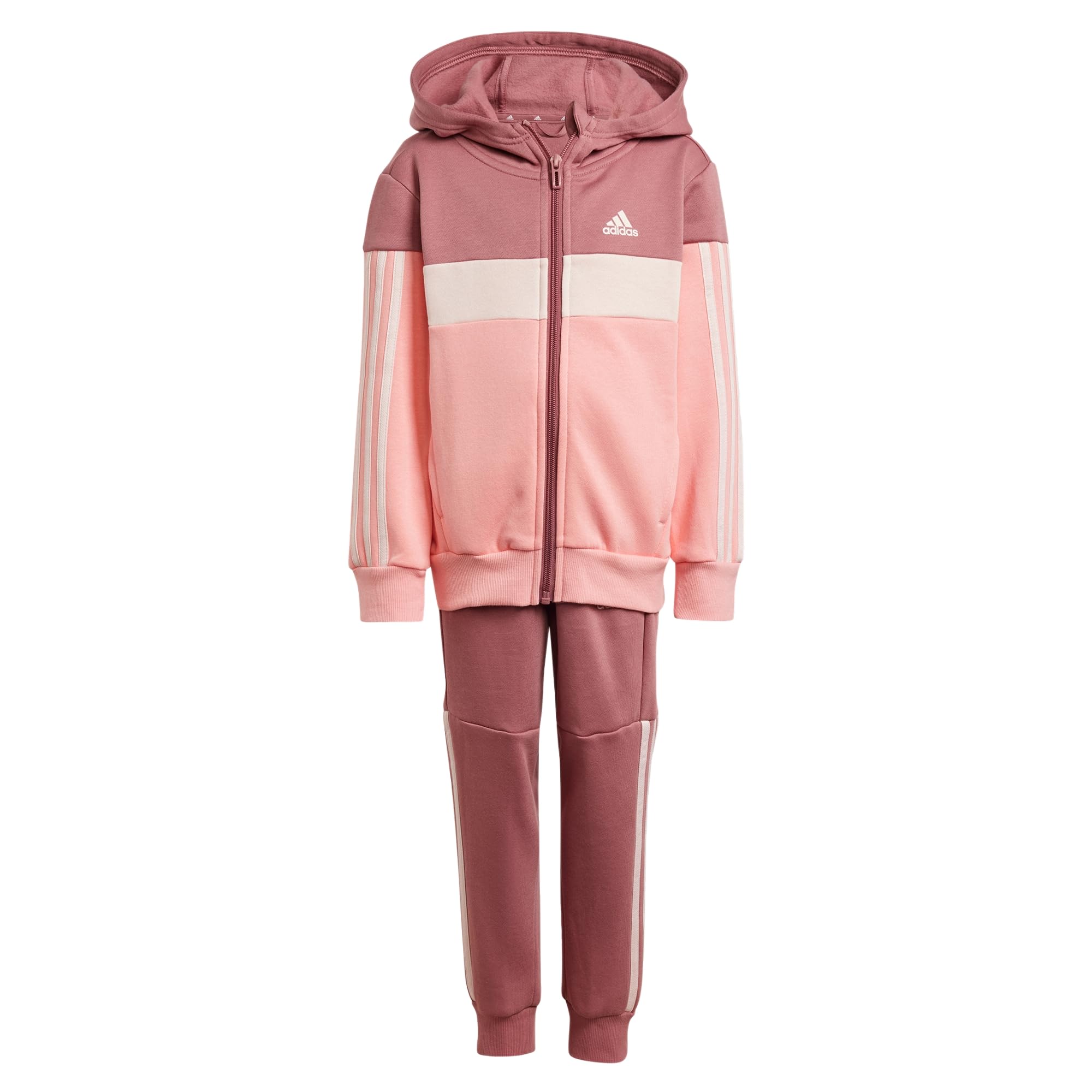 adidas Unisex Kids' Chándal Tiberio Colorblock Fleece 3 bandas (Niños),