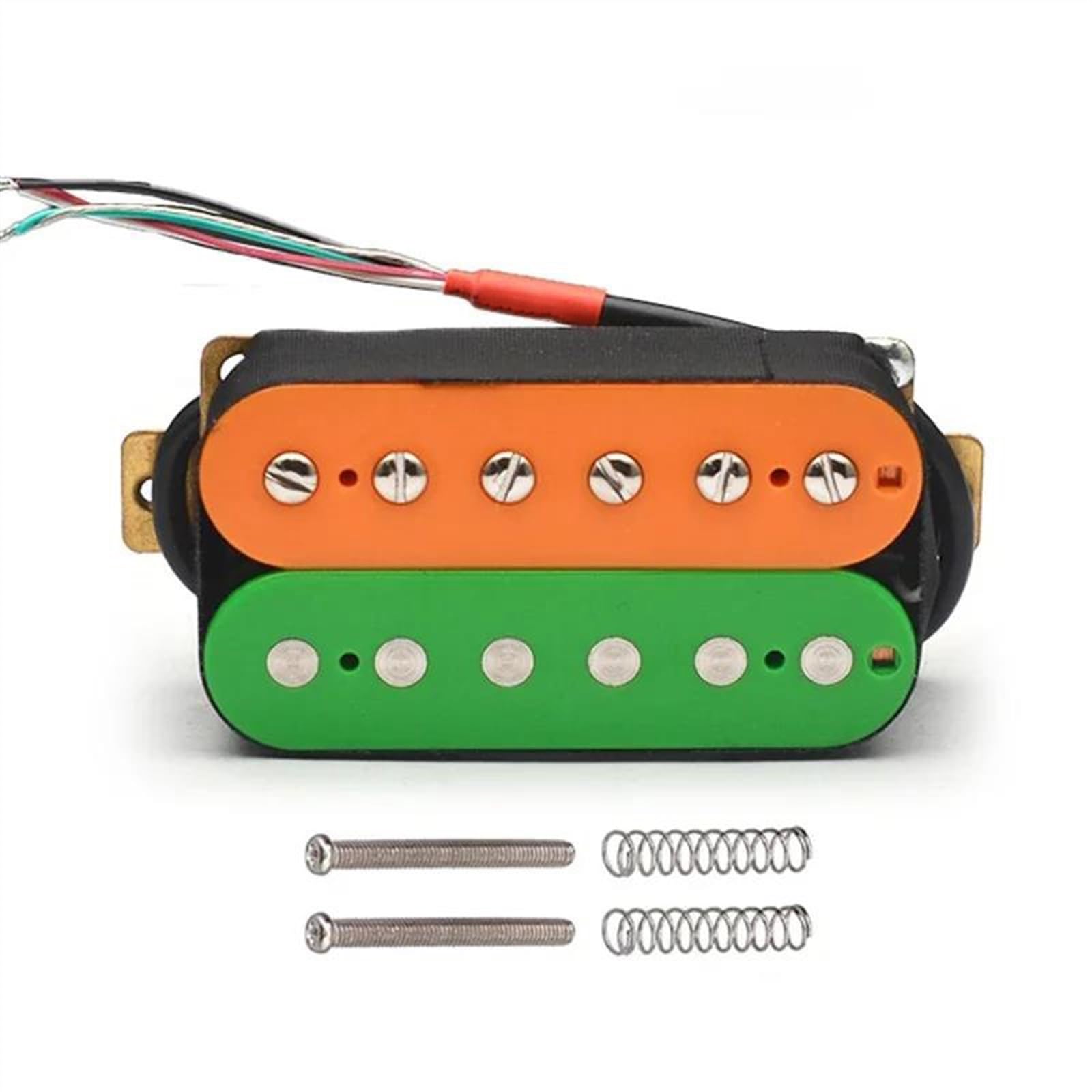 Amazon.co.jp: オレンジグリーンのエレキギターハムバッカースプリット