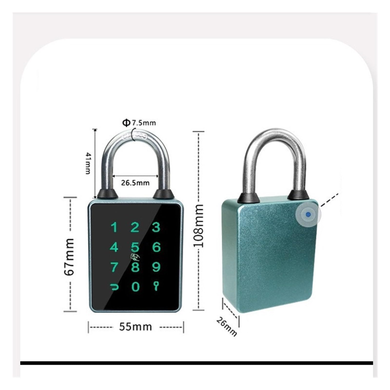 Coffre-fort, Serrure à empreintes digitales, serrure antivol étanche sans clé, cadenas, de porte électronique sécurité
