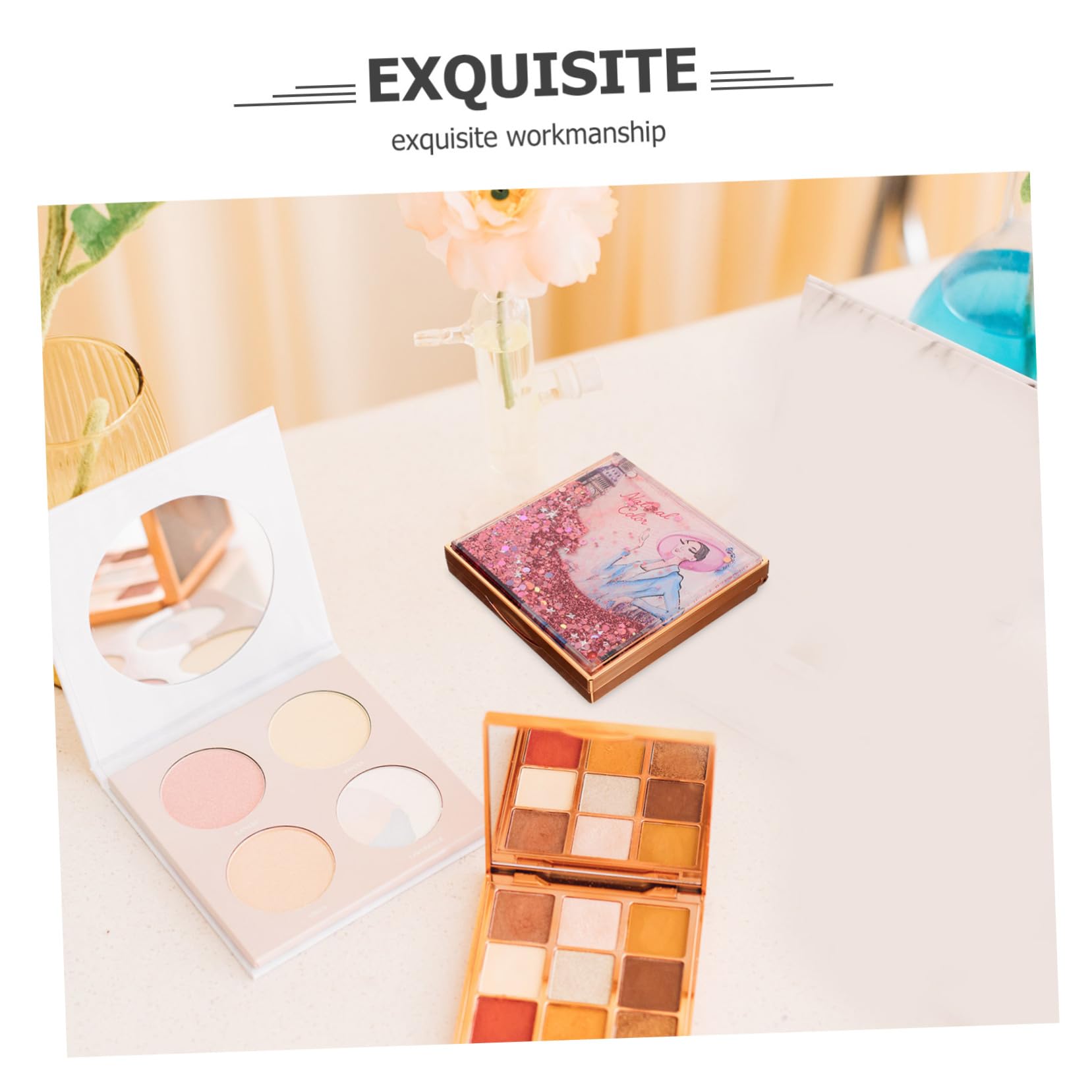 FRCOLOR 5pezzi Palette Ombretti Vuota Makeup Per Vassoio Portatile Per Ombretti e Speciali