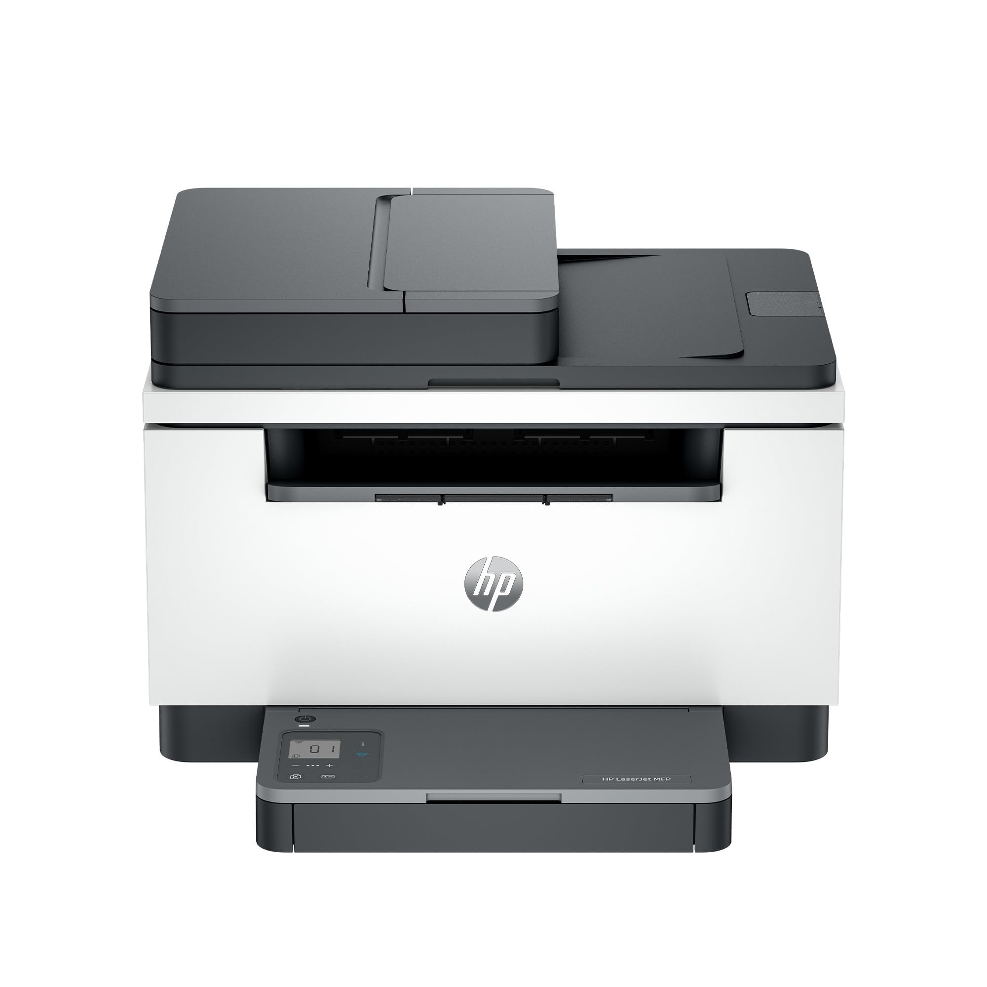 HP LaserJet M235sdw 8J9K7F, Stampante Multifunzione A4, Stampa Fronte e Retro Automatica in Bianco e Nero, 27 ppm, WiFi, Ethernet, USB, ADF, HP Smart, No Fax, Schermo LCD a icone, Grigia