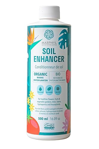 MARPHYL Organic Liquid Fertilizer – Indoor & Outdoor House Plant Fertilizer - All-Purpose Nutrient-Rich Plant Food - Soil Enhancer for Garden, Flowers, Vegetables, Succulents, Bamboo, Hydroponics - 16.9 oz