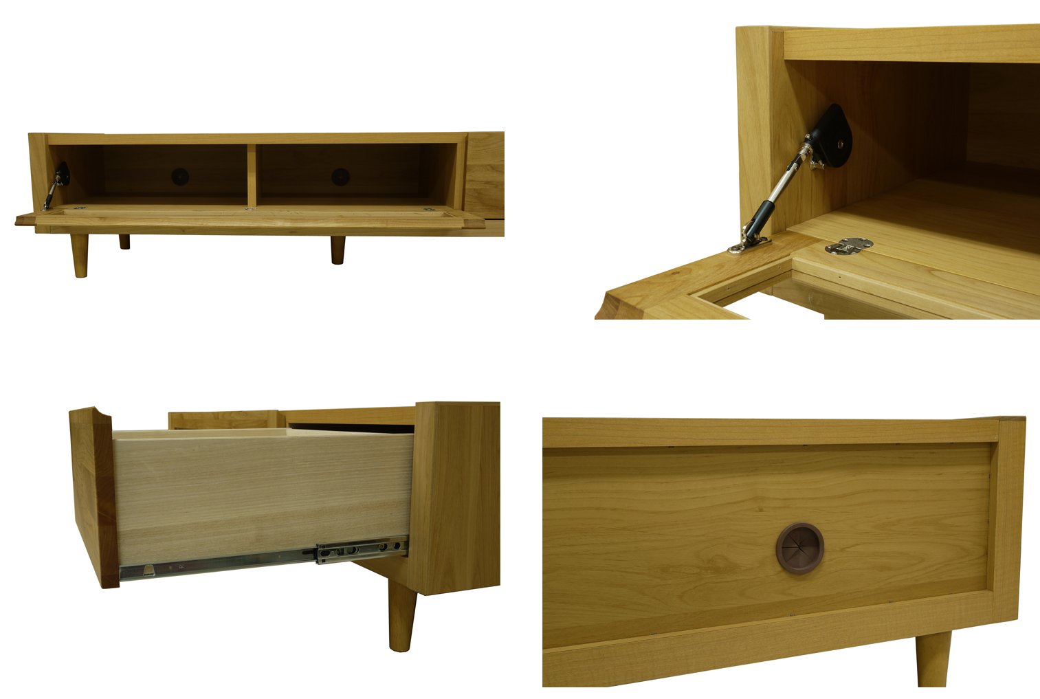 美品】大川家具 Julia（ジュリア）153 TVボード アルダー無垢材 5月