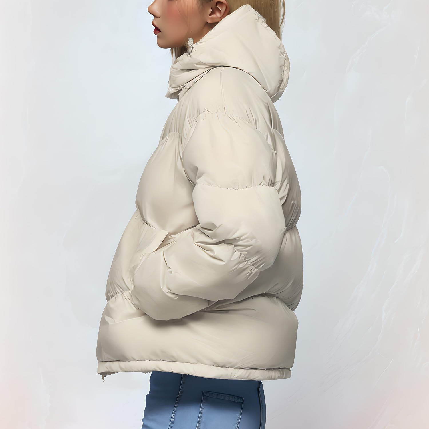 Chaqueta de plumón con capucha para hombre y mujer, ultraligera, aislada, resistente al agua