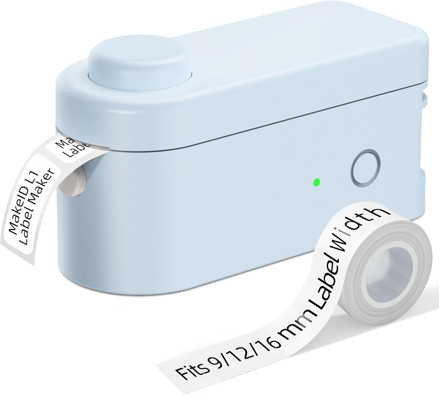 MakeID L1 Etichettatrice Portatile a Nastro - Stampante Etichette Adesive Bluetooth per Organizzare Casa e Ufficio - Compatibile iOS e Android - Stampe Nitide, Caratteri Personalizzati - Immagine 1