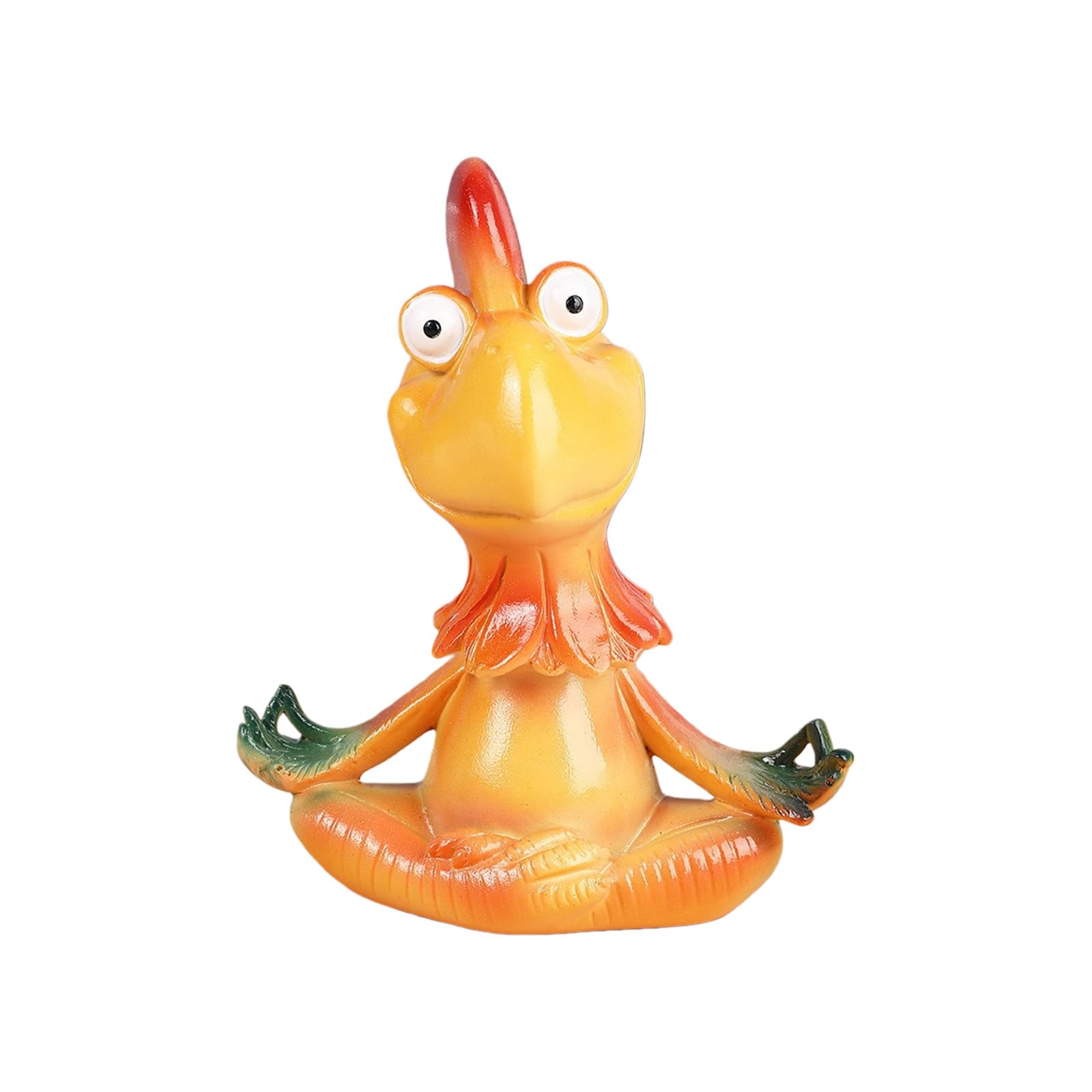 APGLSXY Sitting Rooster Sculpture Resin Decoration for Home Desk Garden Friend Family or Colleague Decoration