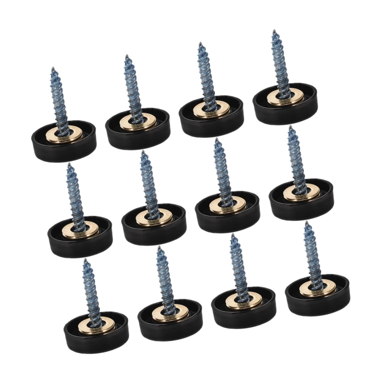 SMASOLO 12 Pcs Stainless Steel Mirror Nail Decorative Caps for Bathroom Dressing Mirrors Fasteners for Sign Advertising Hardware Effortless Installation