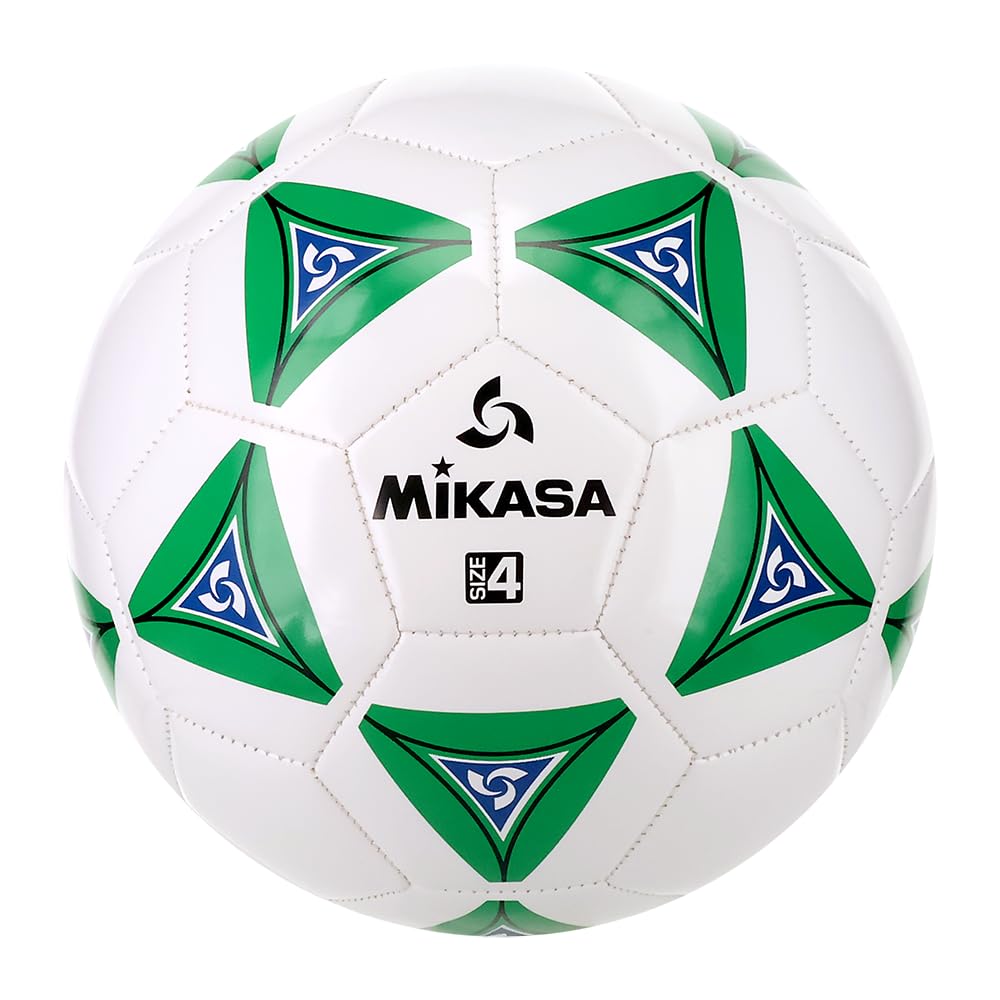 Mikasa Serious Soccer Ball (Green/White, Size 4)