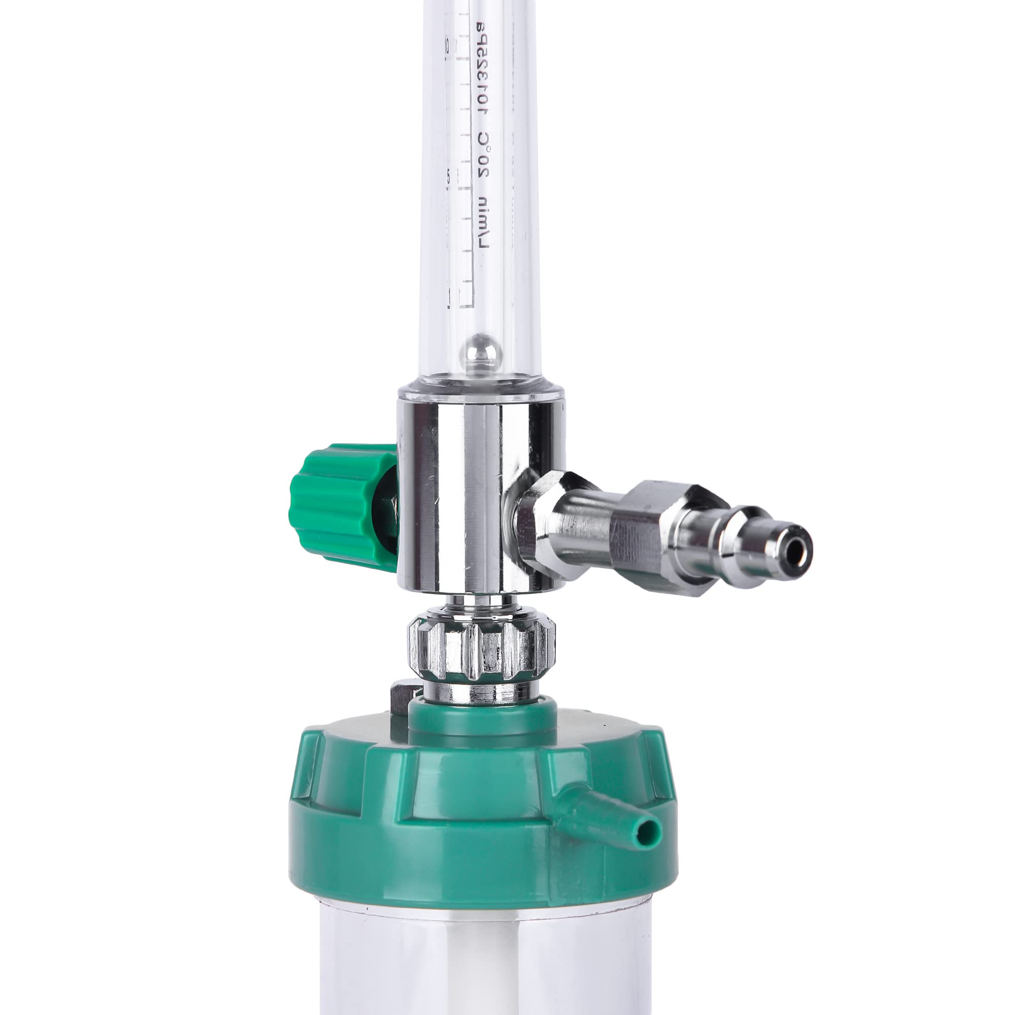 PRESTIGE Oxygen Flow Meter Adjustment Oxygen Valve With Regulator Oxygen Flow Meter With Rotameter & Humidifier Bottle Flow Meter With Regulator Respiratory Exerciser 3