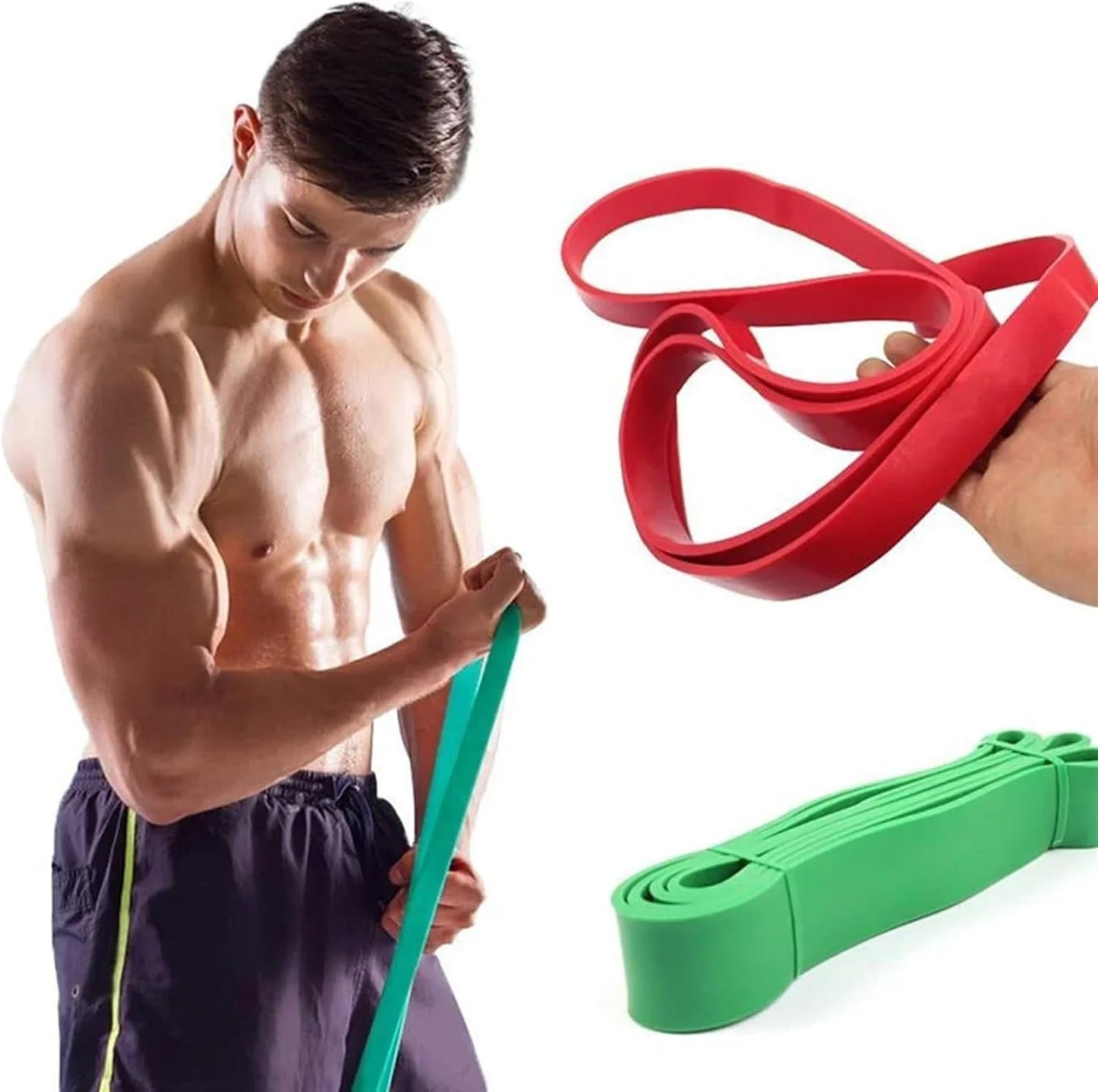 Fasce di Resistenza Fasce di Resistenza Elastiche per Uomini E Donne Attrezzatura per Il Fitness Assistenza per L'esercizio Attrezzatura per Il Fitness in Palestra Domestica, Pulling 85-230 Lbs