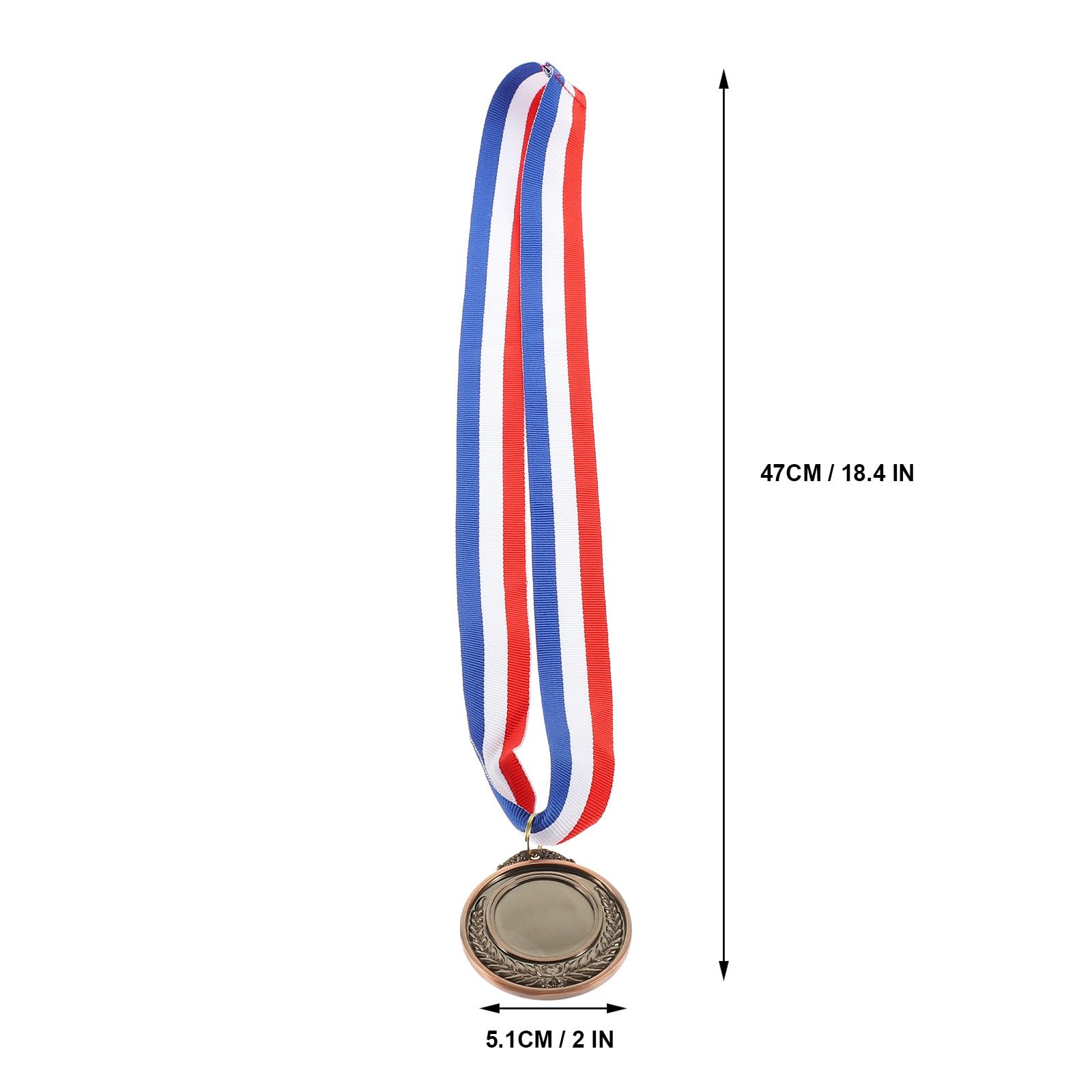 Abaodam 24 Piezas Medallas de Metal para Competición y Fiestas, Superficie Lisa sin Rebabas, Accesorio de Premio Adecuado para Estudiantes y Eventos Deportivos