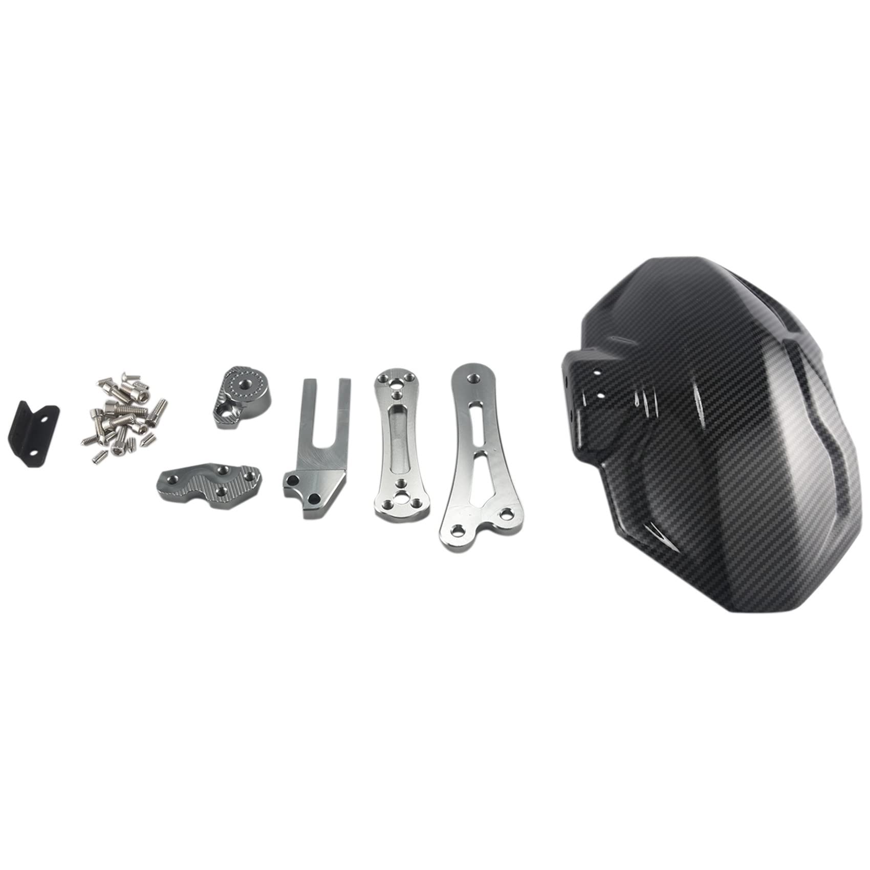 Garde-Boue Universel de Roue de Moto Garde-Boue de Pneu de Garde-Boue pour TMAX 530 GN125 Z900, B