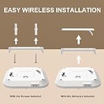 Battery Operated Ceiling Light, Motion Sensor LED Ceiling Light Battery Powered Indoor, Motion Activated Light 6000K for Bathroom Stair Hallway Shed Laundry Daylight Auto On/Off (White, 1 Pack)