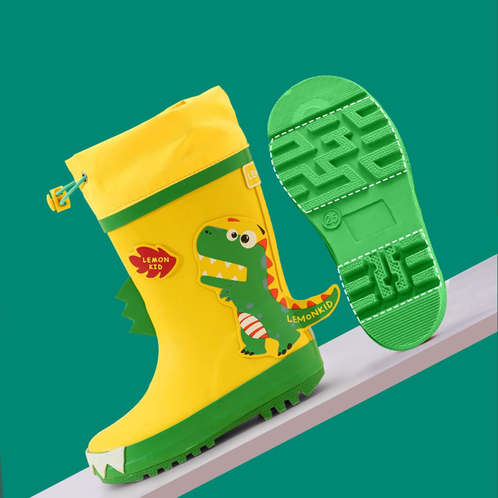 Botas de goma para niños pequeños, botas de goma personalizadas para Lluvia, botas de goma para niños, botas de lluvia para niños, talla 2