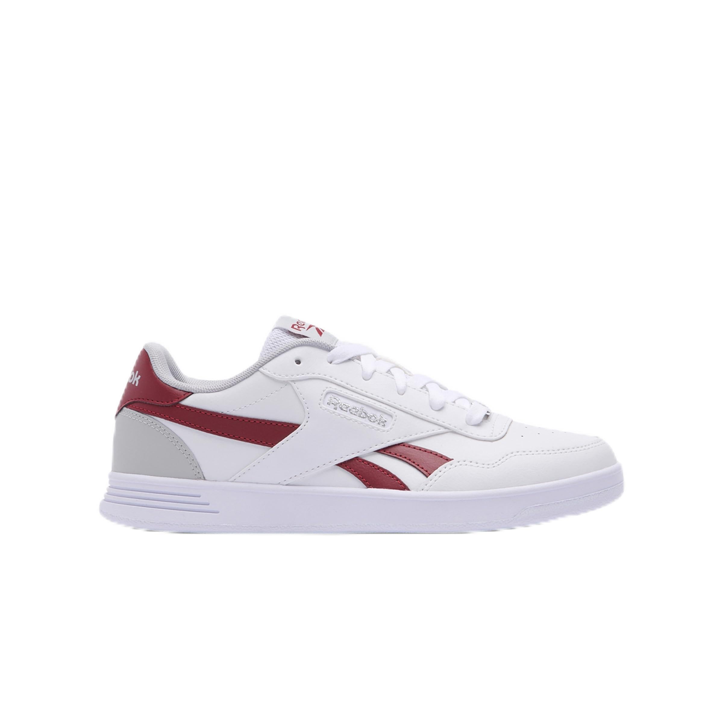 Reebok Women's Court Advance Trainers, FTWRWHITE/RETRORED/GREY1, 41 EU, Ftwrwhite Retrored Grey1, 8.5 UK