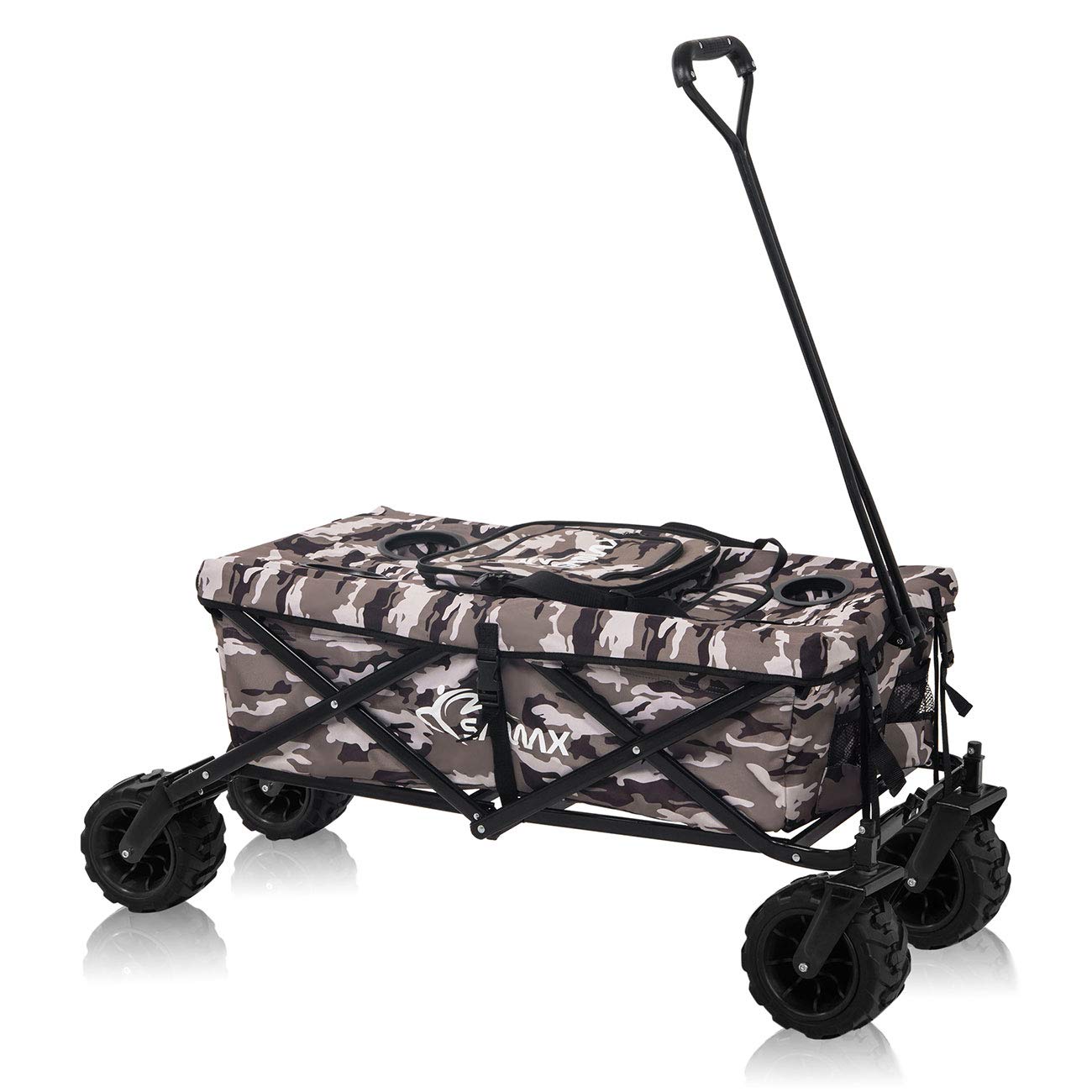 Samax Hand Cart Wagon Trolley Garten Cool Bag Coaster Wagen